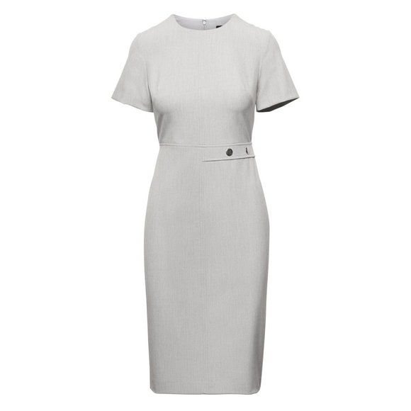 Banana Republic Gray Midi Dress - Picture 1 of 11